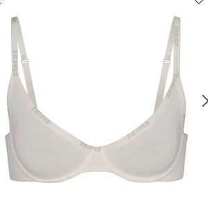 NWT SKIMS Cotton Logo Demi Bra. Size 34G, color: Marble. never worn